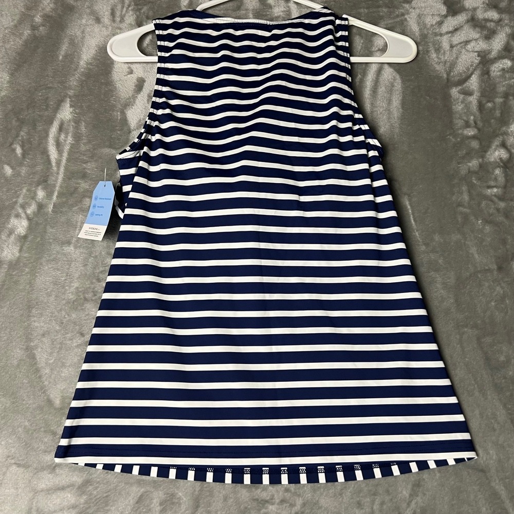 Lands end Women's High Neck UPF 50 size 6 Modest Tankini Swimsuit Top NWT - Picture 6 of 6